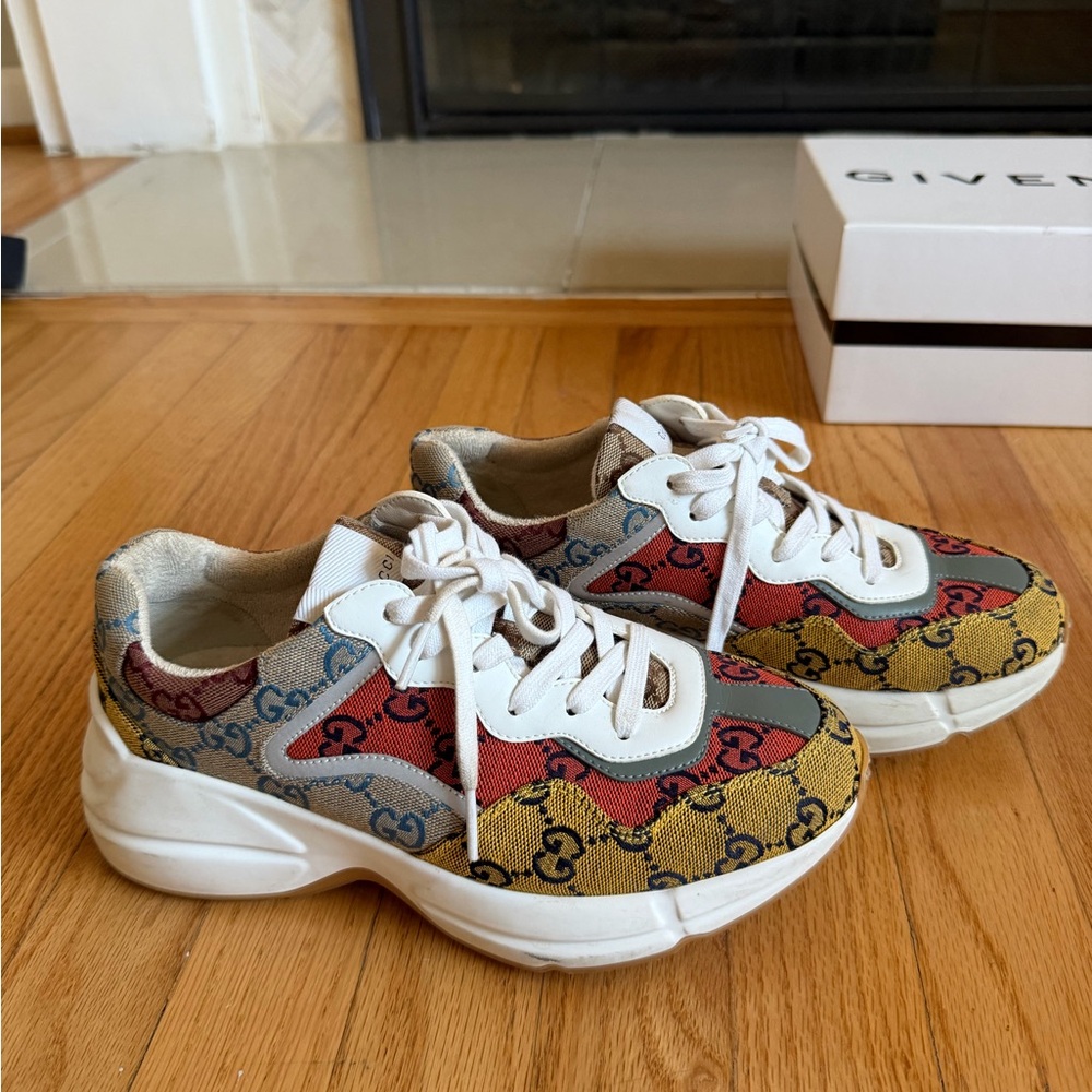 Gucci Multicolor Rhyton Sneakers - Picture 2 of 13